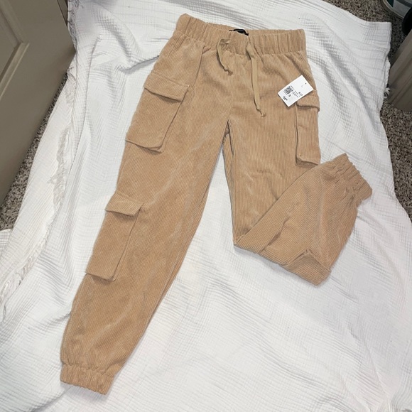 Forever 21 Pants - Corduroy Cargo Pants